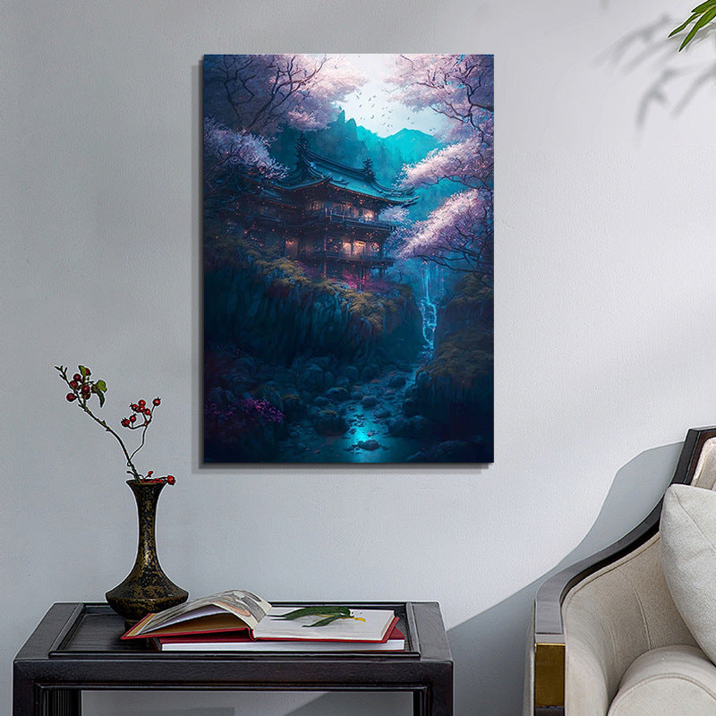 Frameless Canvas Painting