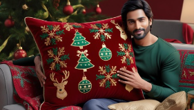 Customized Holiday Themed Pillows