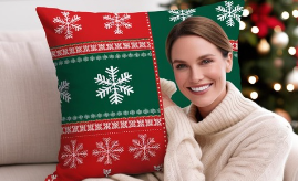 Customized Holiday Themed Pillows