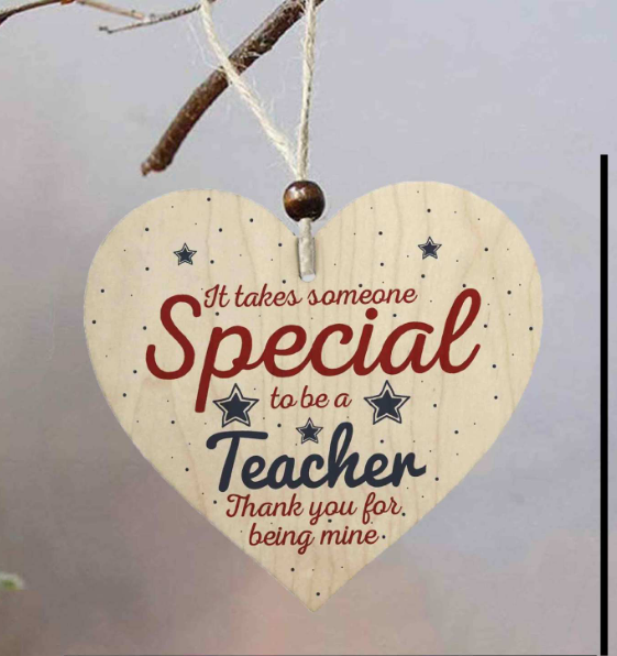 Heart-shaped Wooden Sign