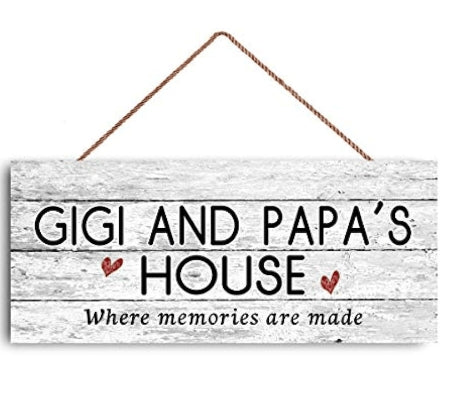 Rectangular Wooden Sign
