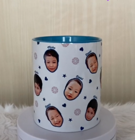 Customized mugs with photos
