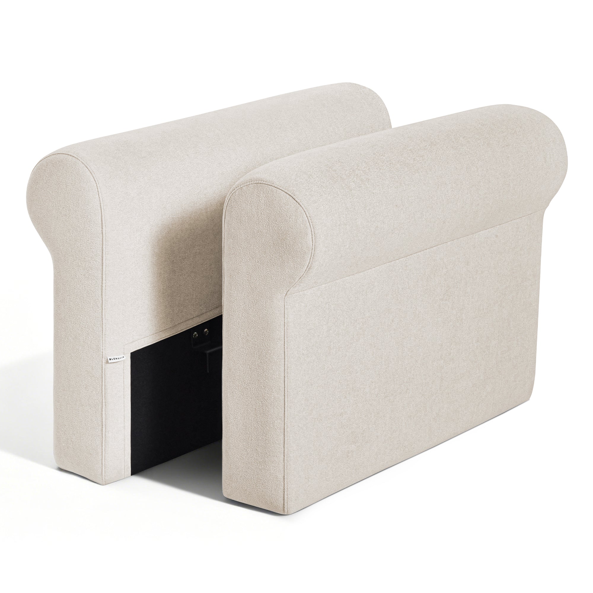 Soft Rounded Armrest With Cover
