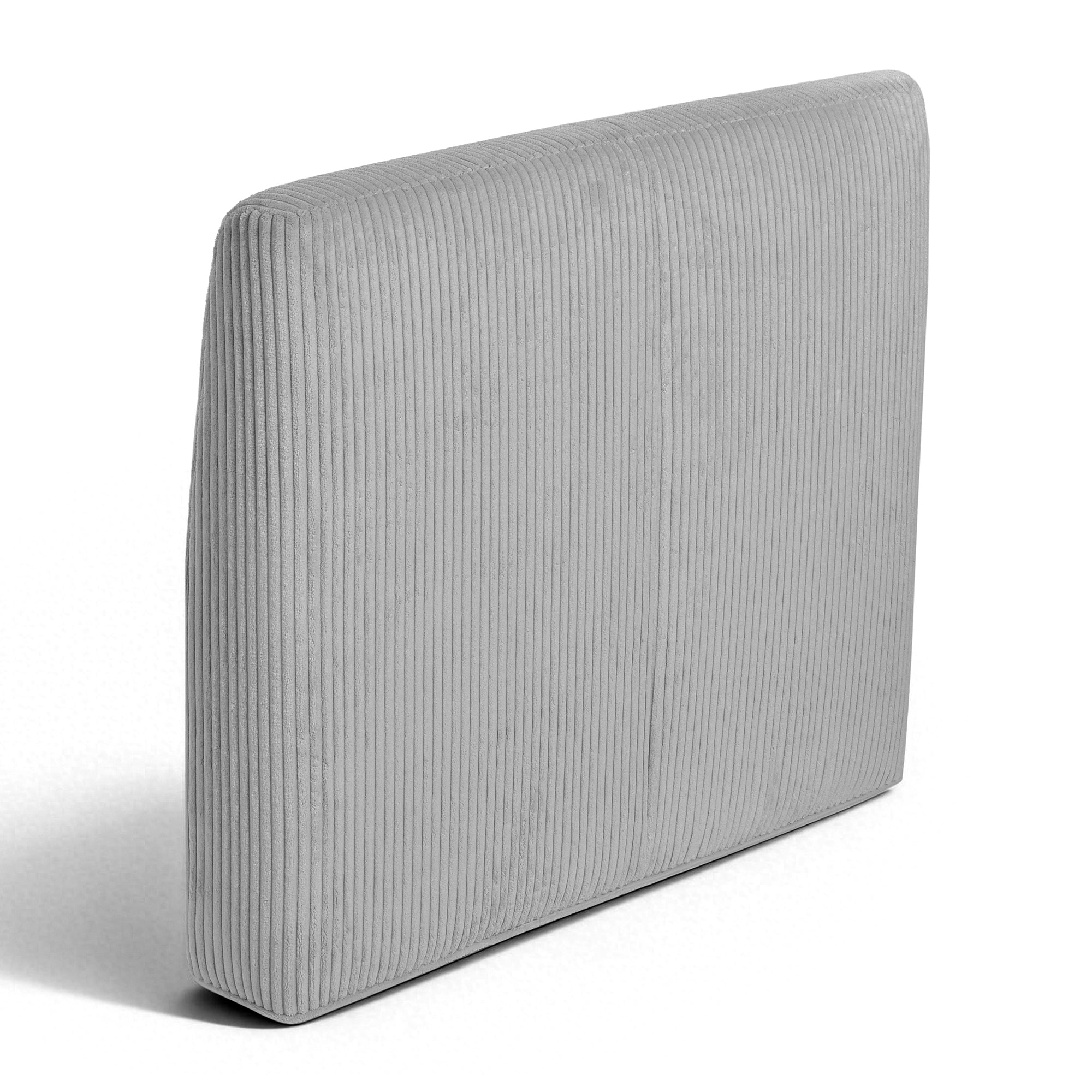 Dove Grey Corduroy Slim-Profile Backrest Cover（only cover）