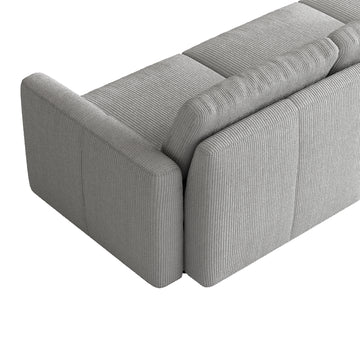 Modular Sectional Sofa - Box Arm, Storage Seat, Slim-Profile Backrest - 29.5" W x 27.5" D Per Seat
