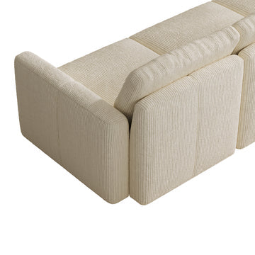 Modular Sectional Sofa - Box Arm, Storage Seat, Slim-Profile Backrest - 29.5" W x 27.5" D Per Seat
