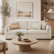 Modular Sectional Sofa - Slim-Profile Arm, Standard Seat, Box Backrest - 35" W x 22" D Per Seat