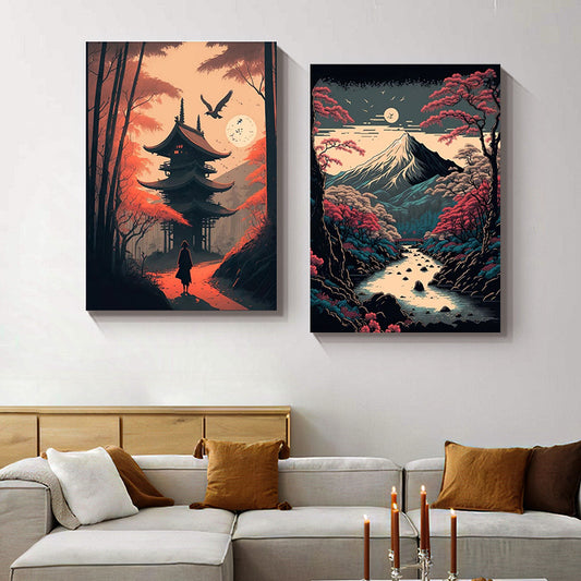 Frameless Canvas Painting
