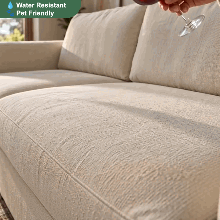 Family-Friendly & Easy-Clean Modular Sectional Sofa - Slim-Profile Arm, Storage Seat, Box Backres - 35" W x 22" D Per Seat