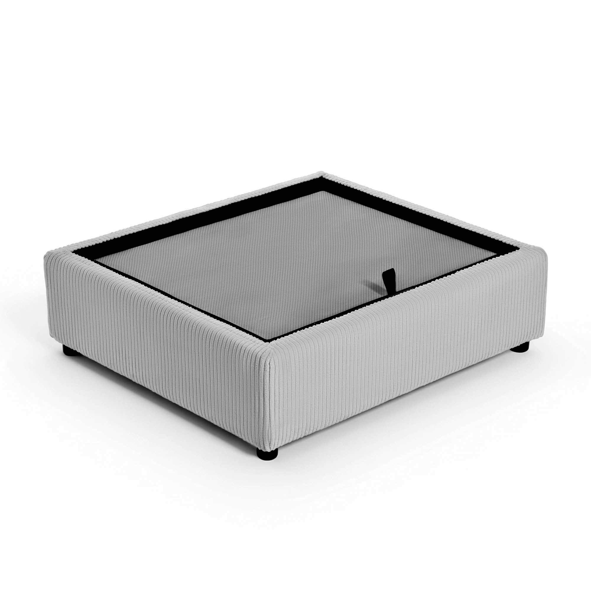 Storage Corner Module With Dove Grey Corduroy Cover（Only Cover）